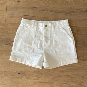 J. Crew Crewcuts White Denim Shorts Girl Size 12